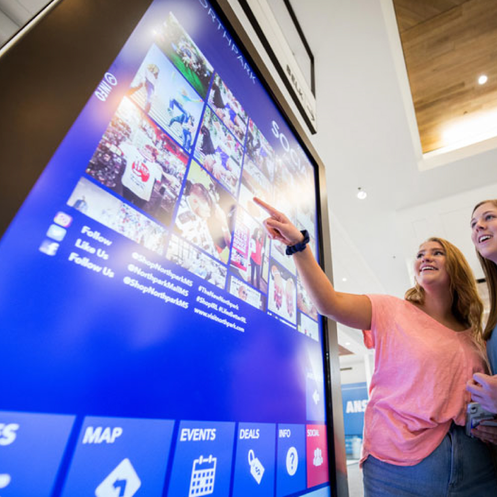 85-inch Touch Screen Kiosk
